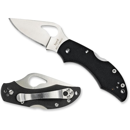 Spyderco 2024 Spyderco Robin 2 G-10 Black Plain SPY-BY10GP2